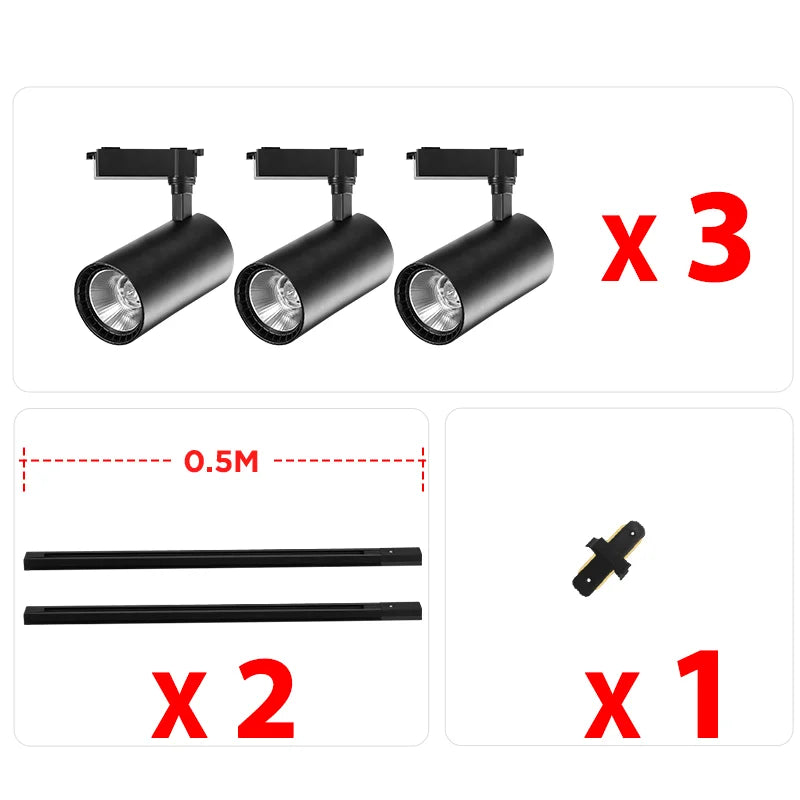 rail d'éclairage led pour décoration intérieure et ambiance lumineuse