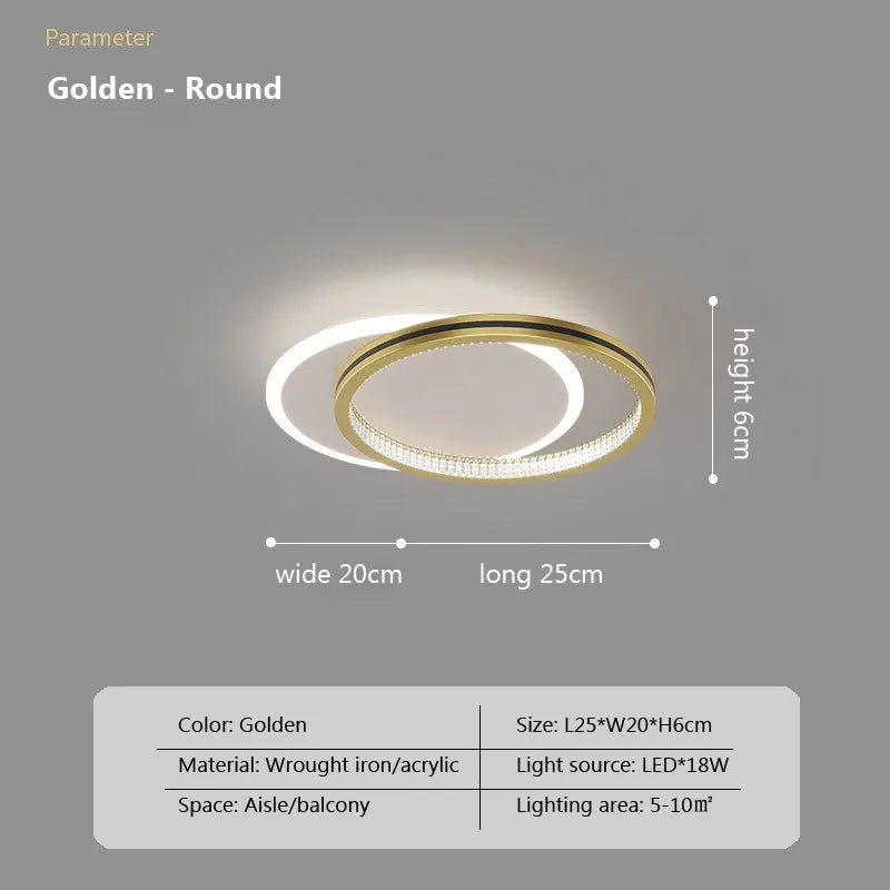 plafonnier moderne led luxueuse décoration intérieure nordique créative