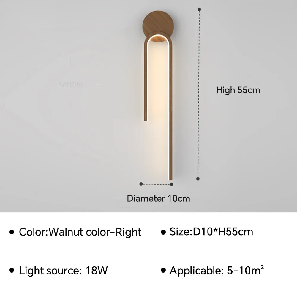 applique murale led nordique pour décoration chambre