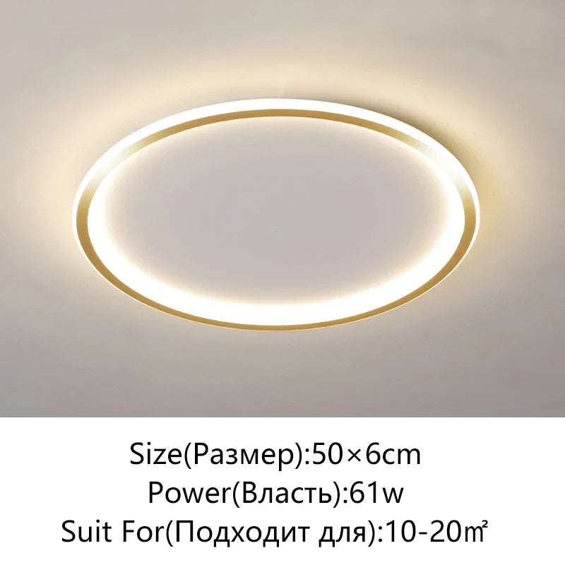 plafonnier led moderne simple variable ronde ou carrée