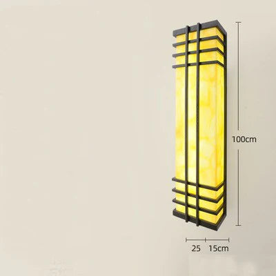 applique murale extérieure chinoise imperméable pour jardin décoratif