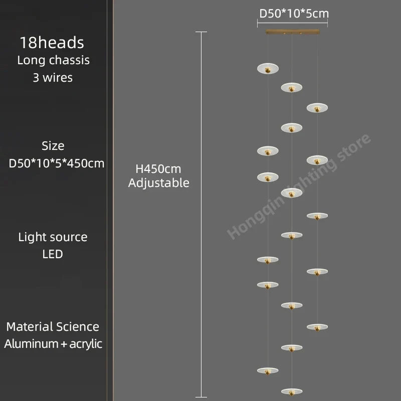 lustre moderne design pour éclairage intérieur contemporain