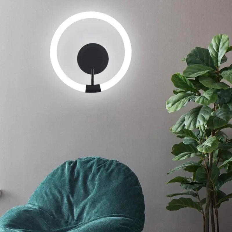 applique murale nordique moderne à led design contemporain pour intérieur