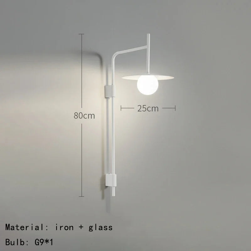 Nordic Modern LED Wall Mounted Lamp Sconce Light for Bedroom Living Room