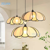lustre abaca fait main en style rétro français led