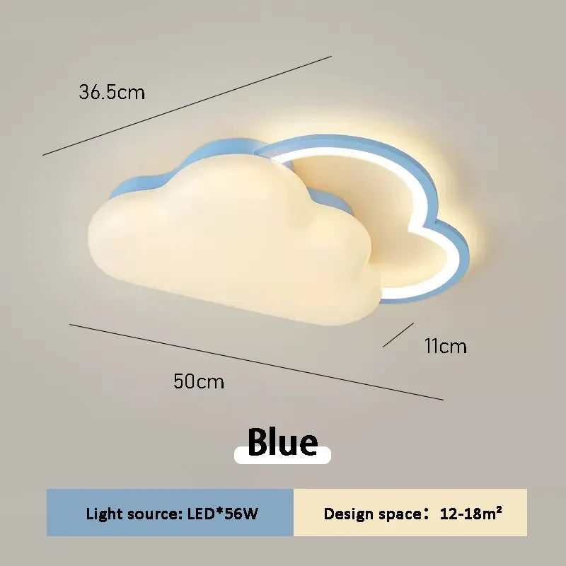 plafonnier nuage arc-en-ciel pour chambre enfant romantique et douce
