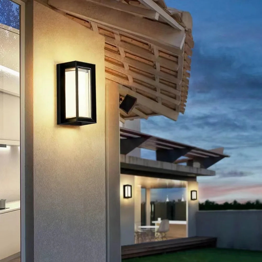 Applique murale extérieure Led moderne Ip65 étanche porche balcon jardin extérieur applique lumières Villa terrasse maison luminaires