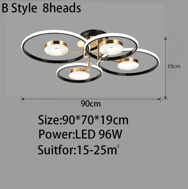 plafonnier design moderne lumineux et décoratif pour intérieur élégant