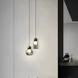 suspension moderne en verre pour décoration intérieure