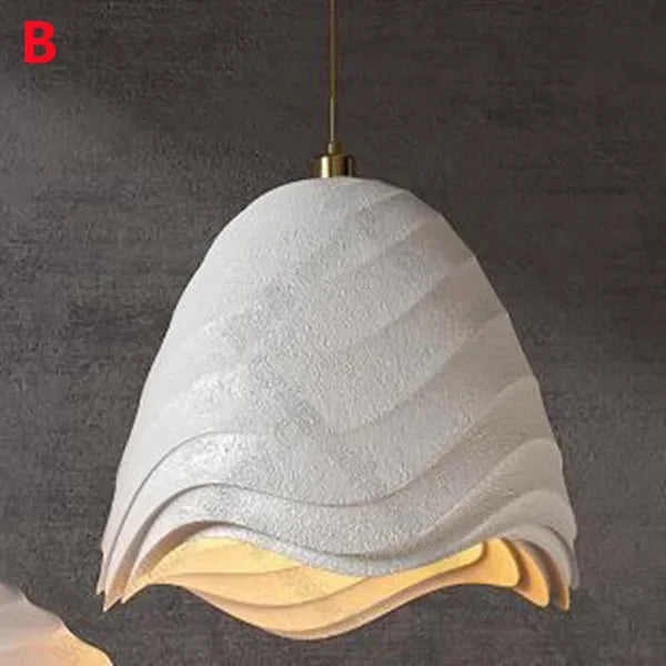 Nordic Wabi-Sabi Wind Chandelier Dining Room LED Pendant Lights Bedroom Study Suspend Lamp Home Decor Cafe Hanging Lamps Fixture