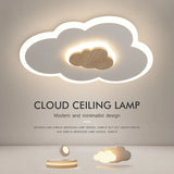 Plafonnier led ultra fin avec nuages créatifs éclairage intelligent