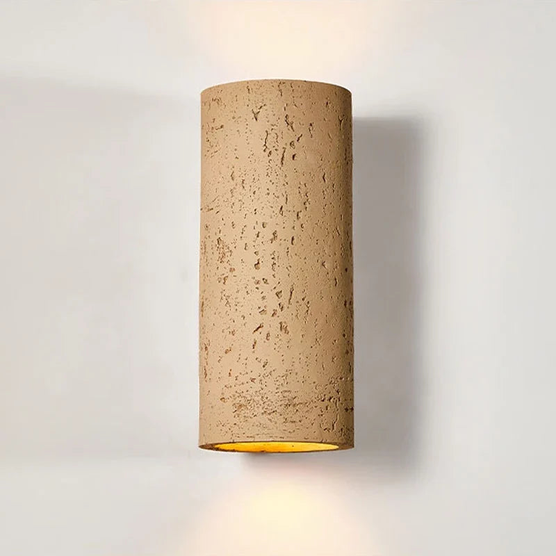 applique murale led en ciment style nostalgique décoration rétro wabi sabi