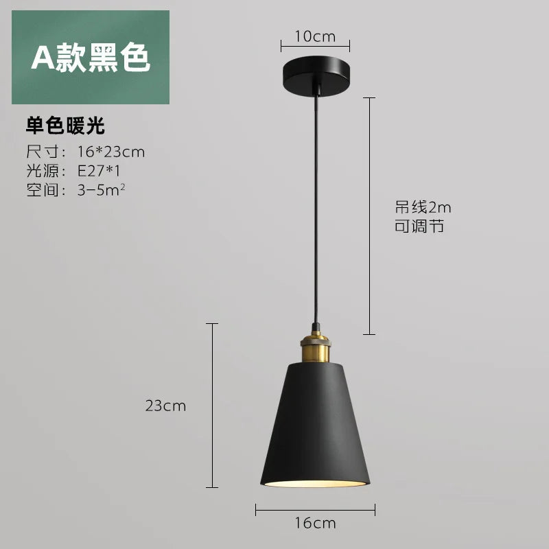 Suspension LED de Style industriel