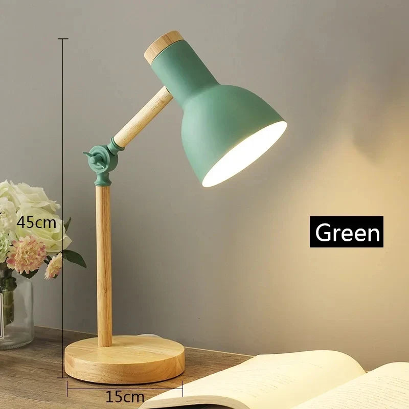 lampe de bureau nordique réglable pour lecture et protection des yeux