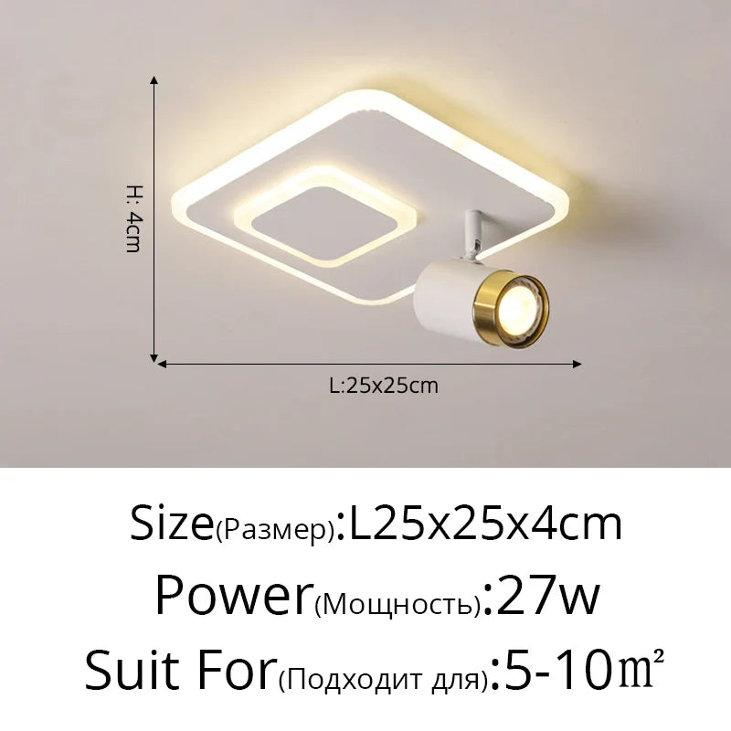 spot led monté en surface pour allée et porche