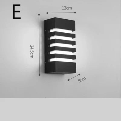 applique murale d'extérieur design étanche élégante et résistante aux intempéries