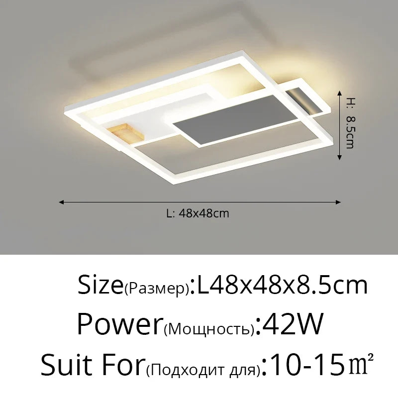 plafonnier led rectangulaire minimaliste nouvelle collection 2022