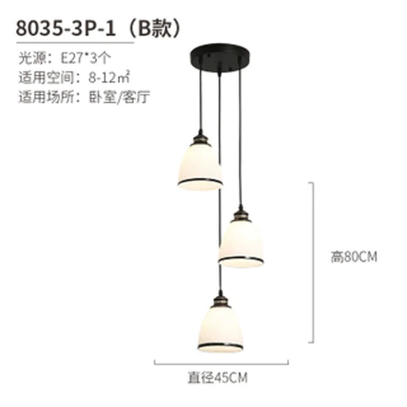 lustre rétro américain pour éclairage intérieur de plafond