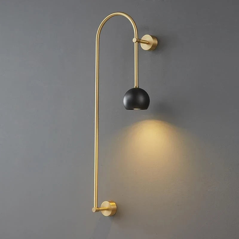 applique murale en cuivre style italien pour intérieur élégant