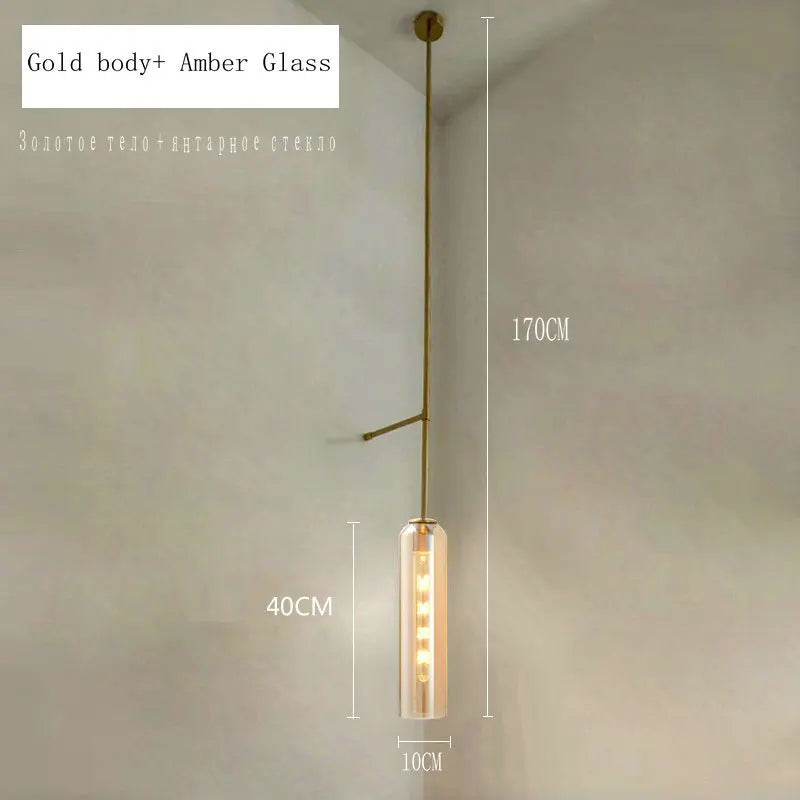 Applique en verre fumée gris ambre blanc vert