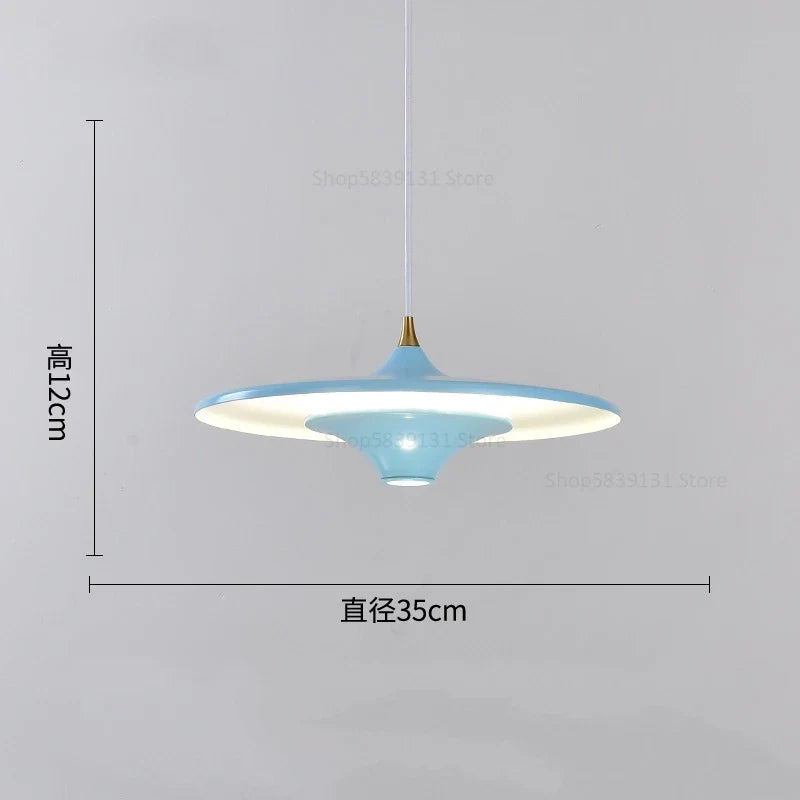 suspension led modernes simples et créatives nordiques