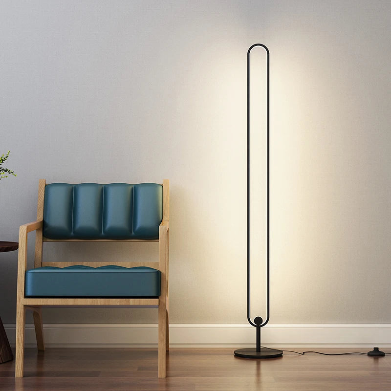 lampadaire minimaliste avec gradation et design moderne