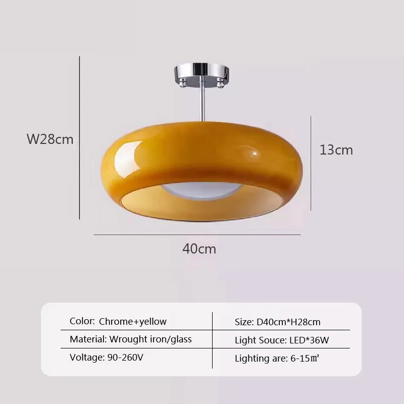 Lustre verre laiton antique orange médiéval