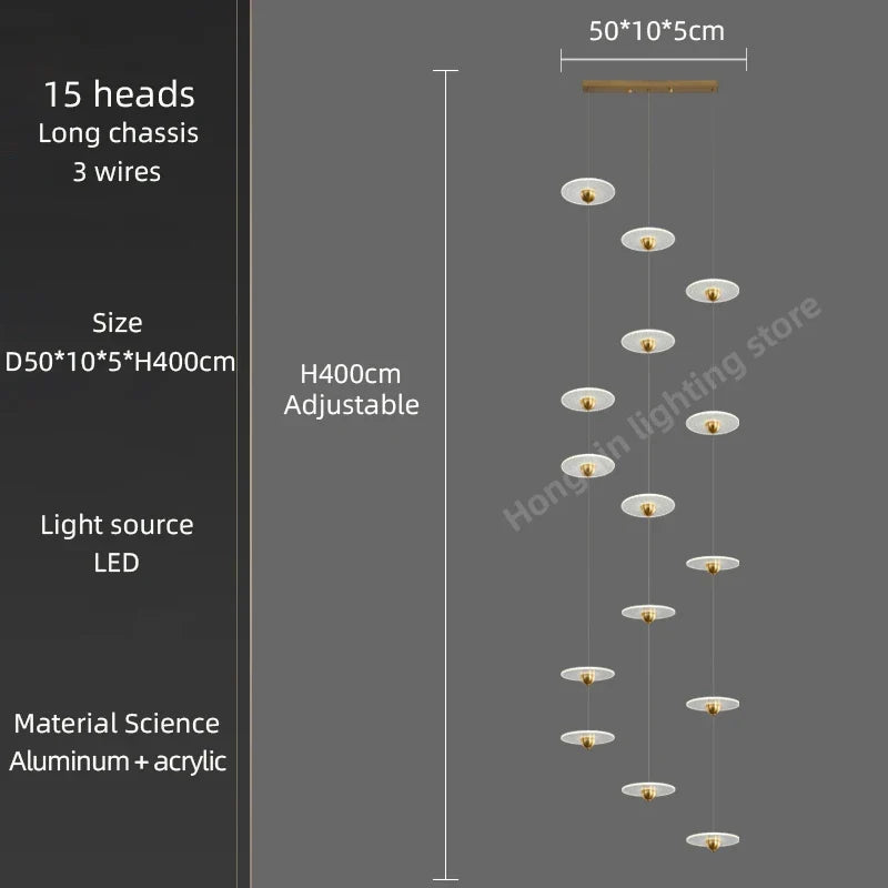 lustre moderne design pour éclairage intérieur contemporain