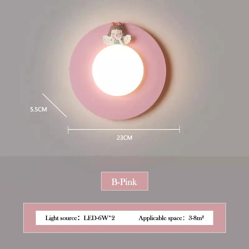 applique murale lumineuse pour chambre de fille moderne et chaleureuse