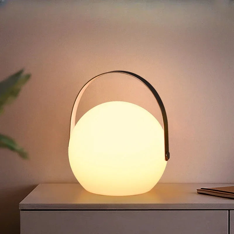 lampe portable rechargeable avec 16 couleurs à distance