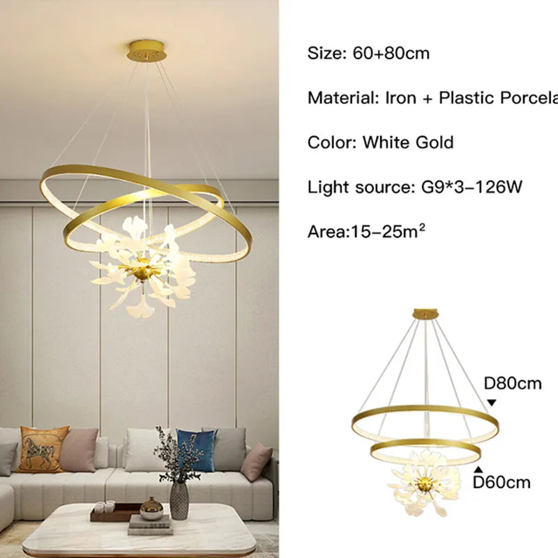 lustre moderne design nordique pour intérieur suspendu au plafond
