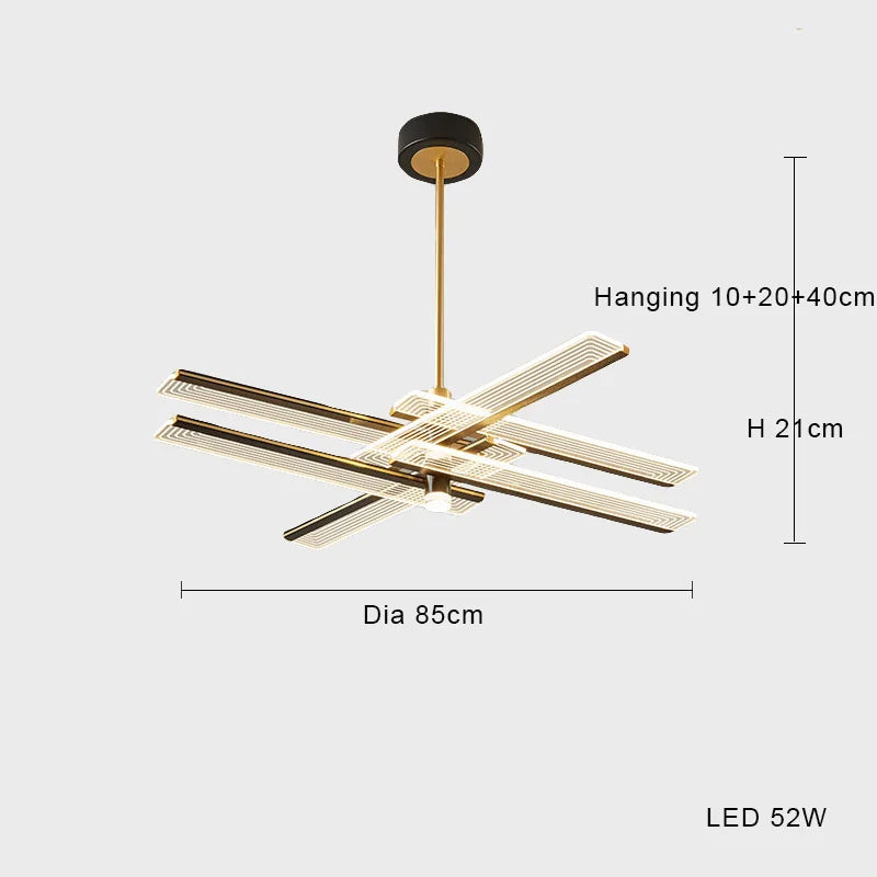 lustre et suspension led design créatif postmoderne minimaliste
