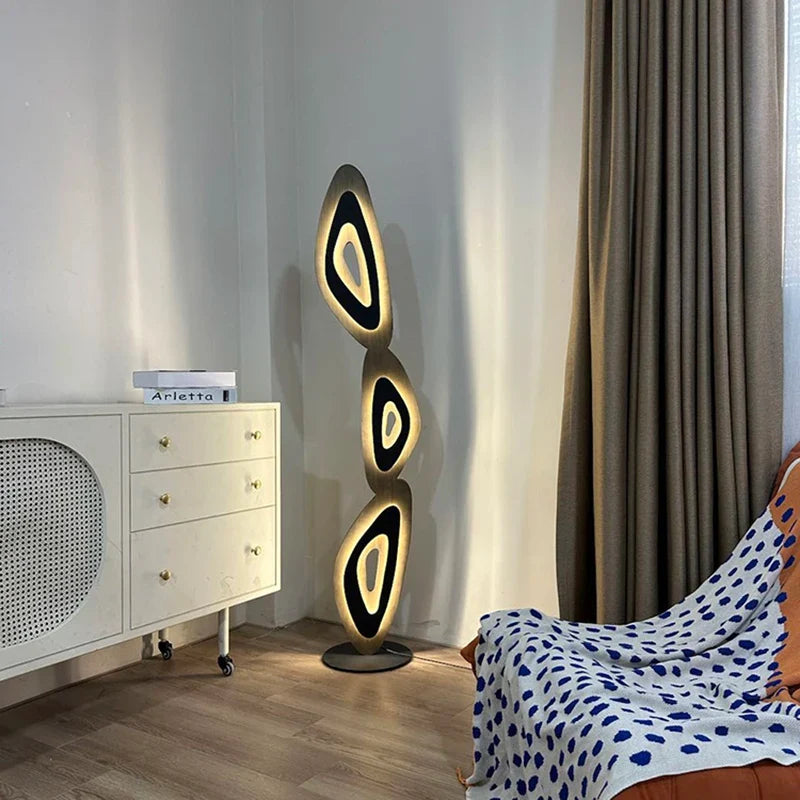 lampadaire led moderne design créatif art luminaires