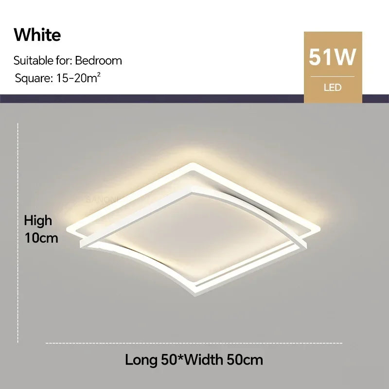 plafonnier led moderne luminaire décoratif intérieur design élégant