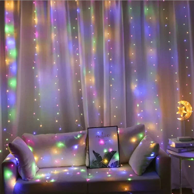 guirlande lumineuse usb avec télécommande pour fêtes et décorations