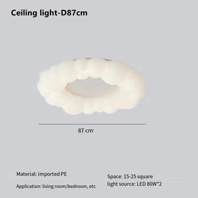 Nordique créatif nuage nuances suspension lumières moderne plafond lustre salon chambre enfants chambre décor LED plafonnier
