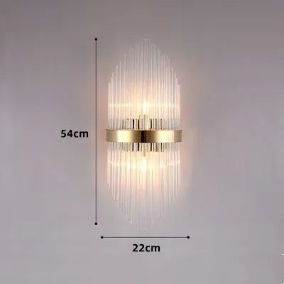 applique murale en cristal design pour éclairage moderne de la maison