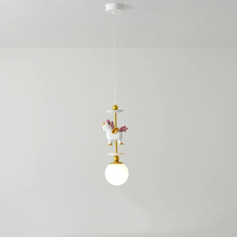 suspension à led créative style nordique pour chambre enfant