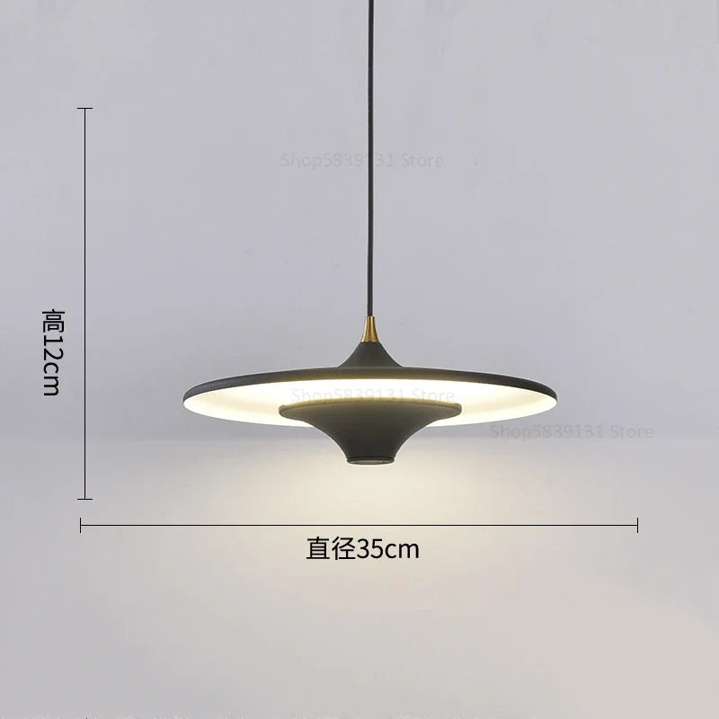 suspension led modernes simples et créatives nordiques