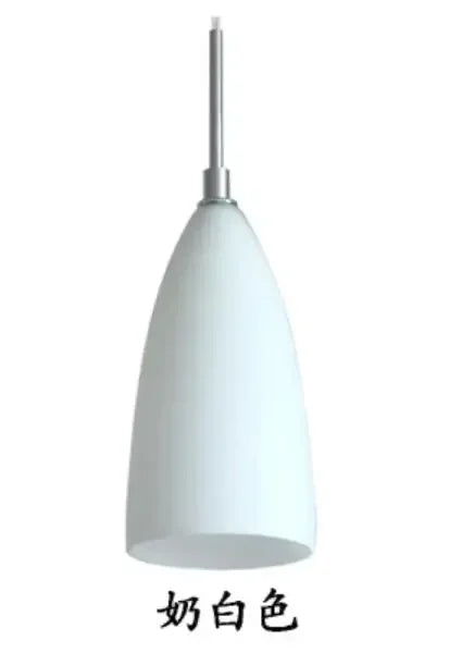 lustre suspendu en verre dépoli pour décoration moderne de la maison