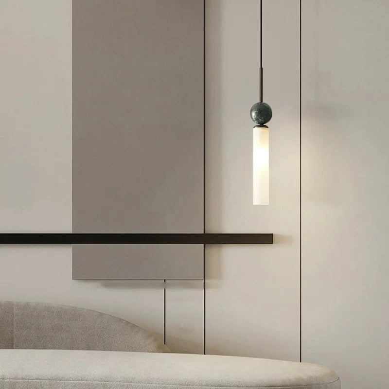 suspension en marbre naturel avec cordon réglable nouvelle collection