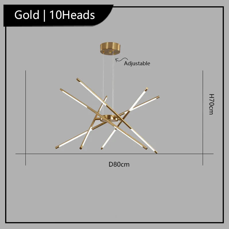 lustre suspendu winfordo design créatif led 	 décoratif