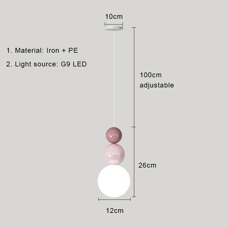 lampe led suspendue design nordique moderne luminaire décoratif d'intérieur