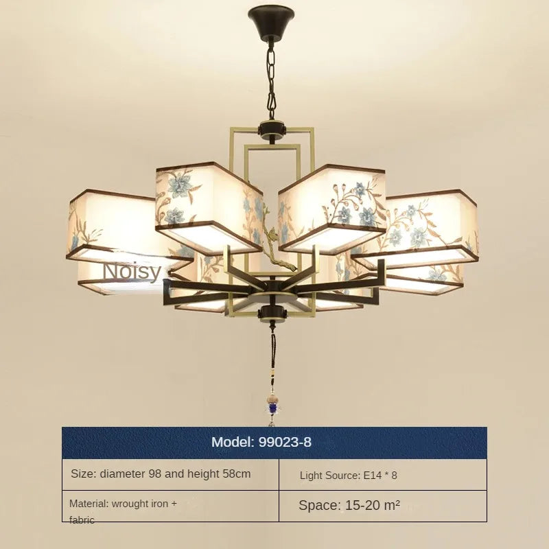 lustre chinois suspendu style moderne pour une ambiance simple