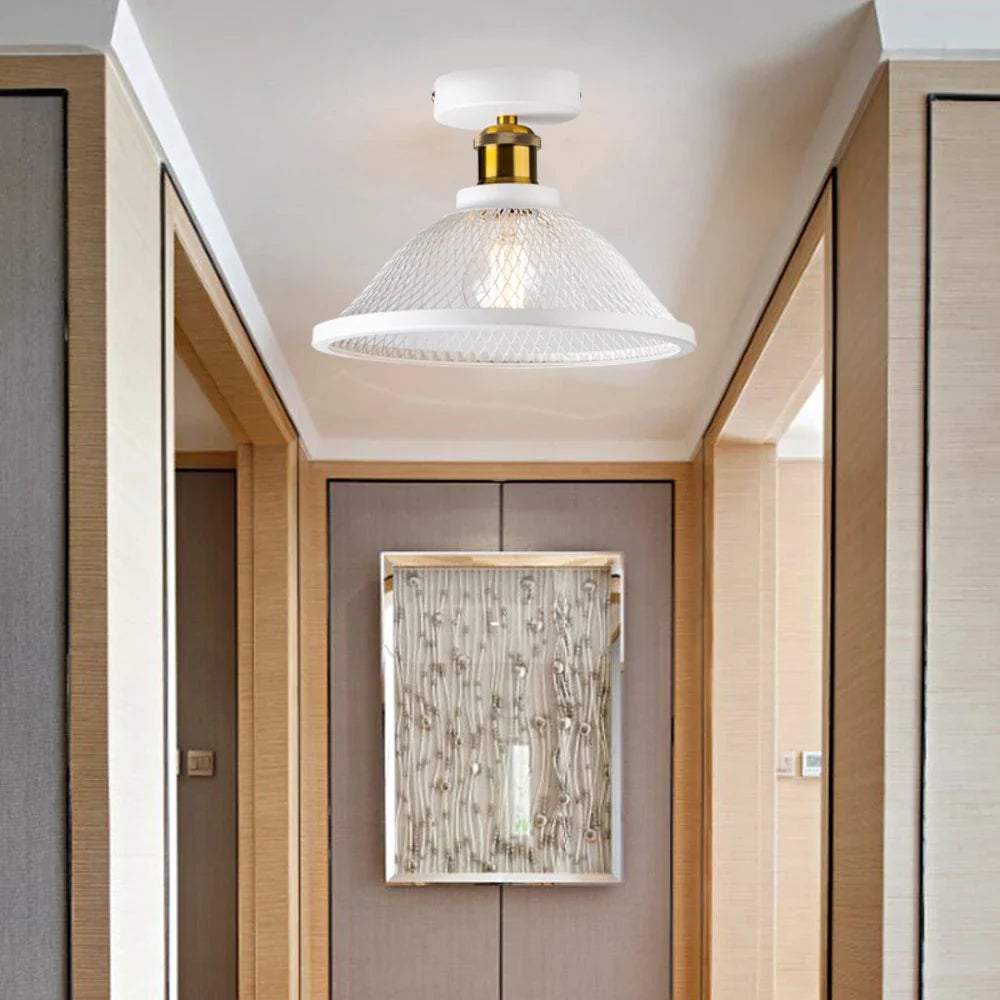 plafonnier moderne à leds style vintage industriel rétro loft
