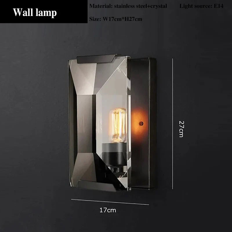 lustre en cristal de luxe moderne design éclairage suspendu