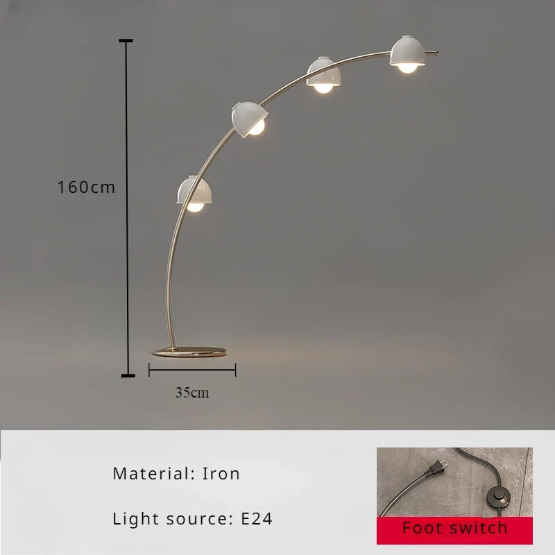 lampadaire design italien moderne pour décoration intérieure élégante
