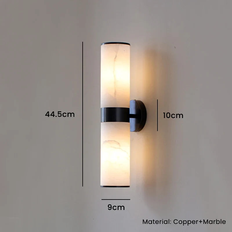 applique murale moderne cuivre salle luminaire