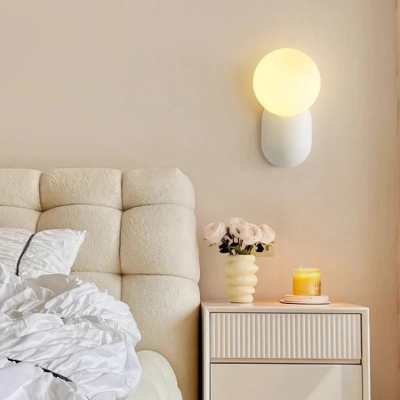 applique murale led moderne petite lampe à bulles décorative