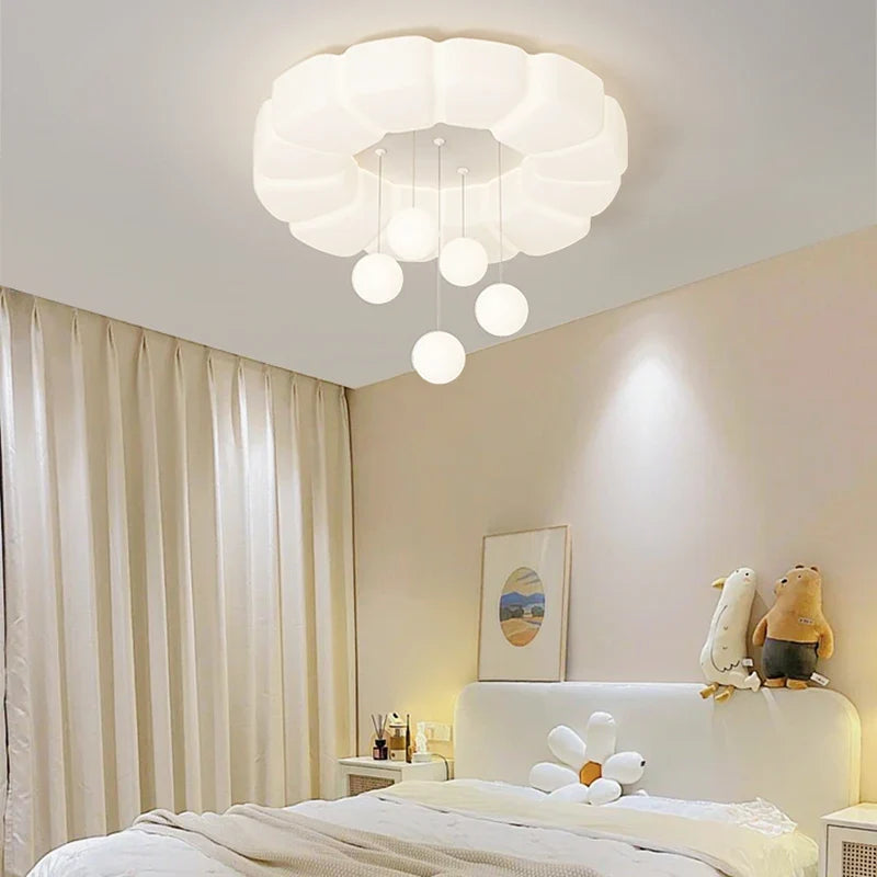 lustre suspendu créatif à bulles led pour enfants maternelle